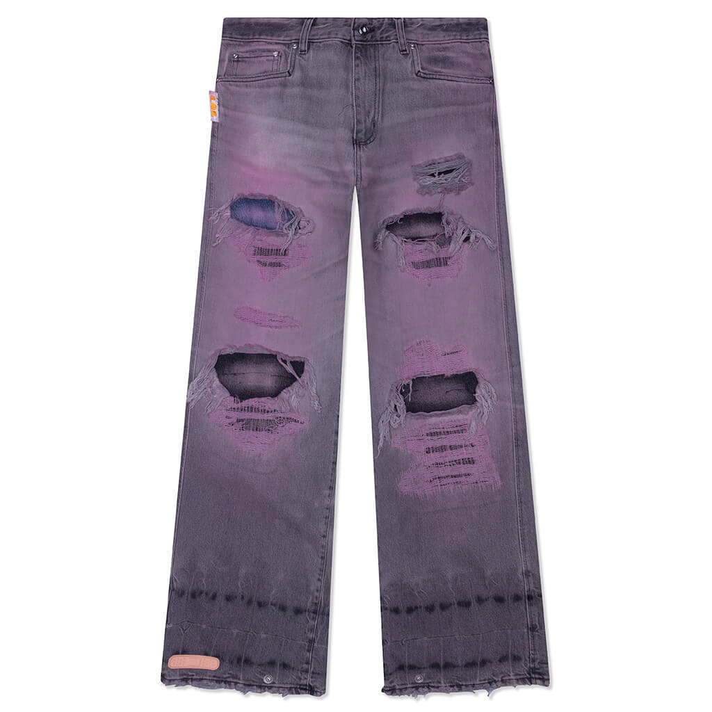Rich Kid Jeans - Washed Black/Pink
