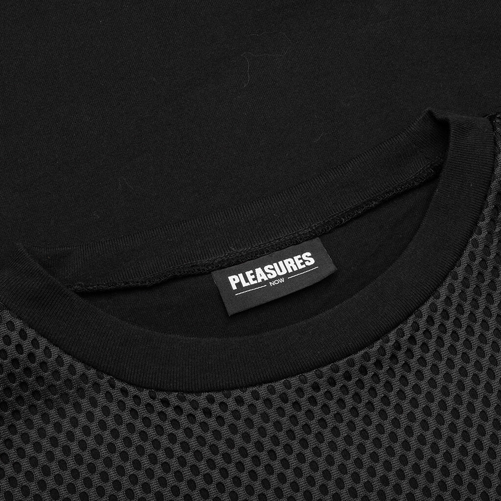Chicago Mesh Long Sleeve Shirt - Black - Image 3