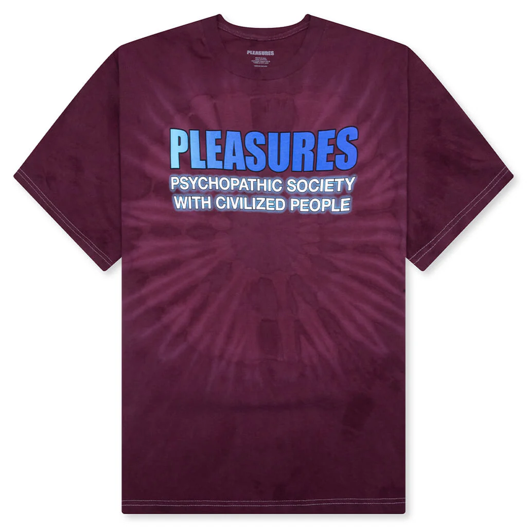 Civilized T-Shirt - Purple Dye