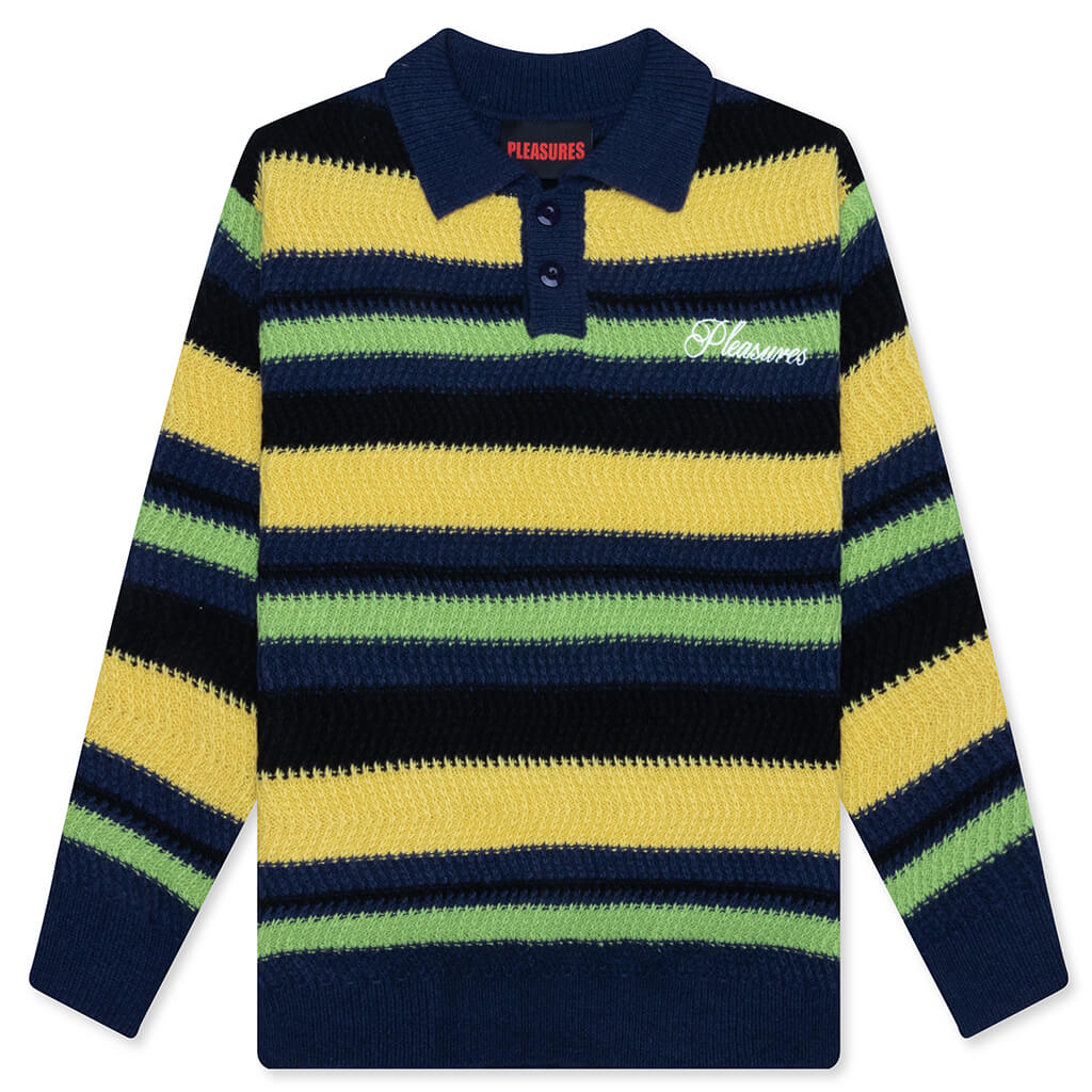 Cooper Polo Sweater - Yellow