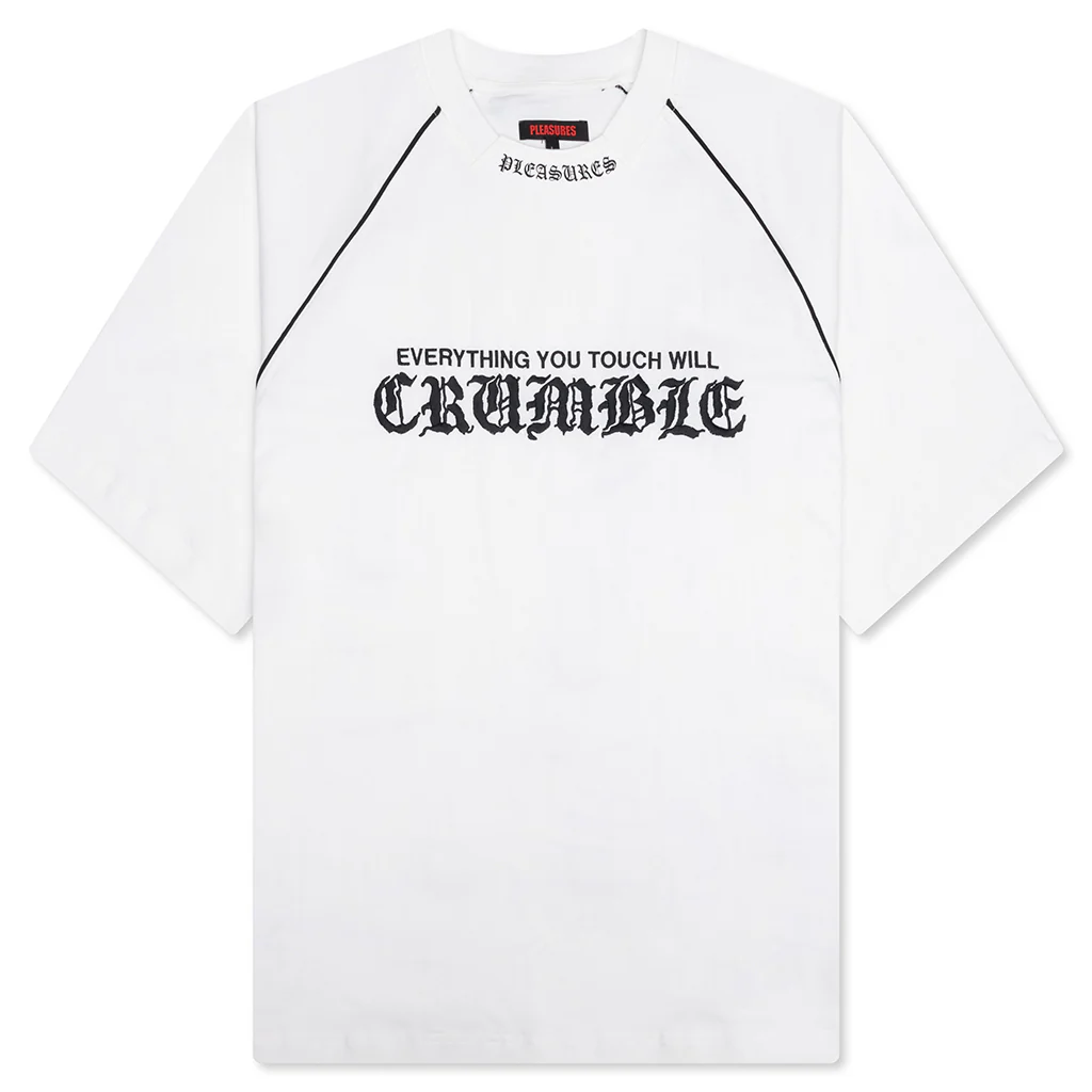 Crumble Heavyweight Raglan - White