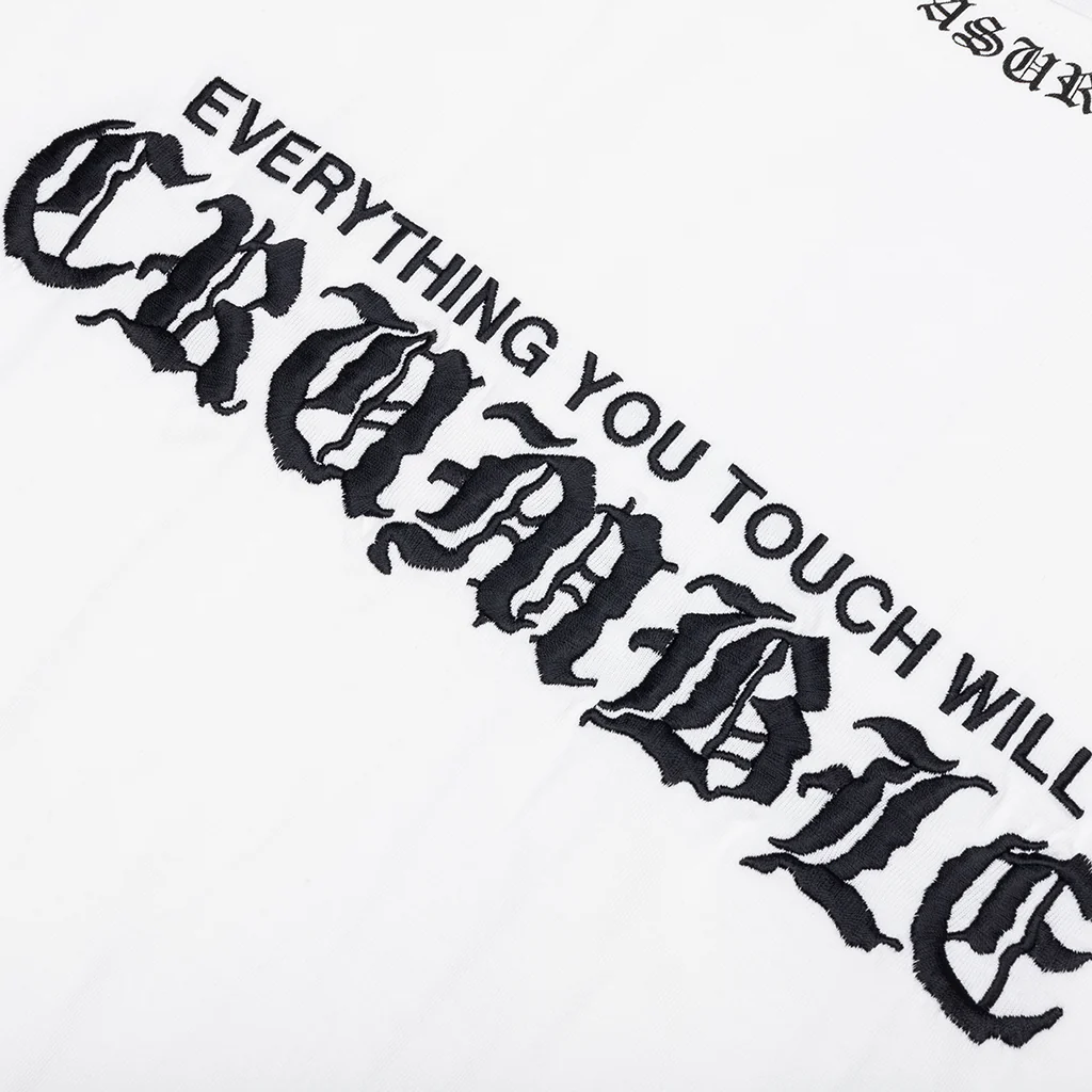 Crumble Heavyweight Raglan - White - Image 4