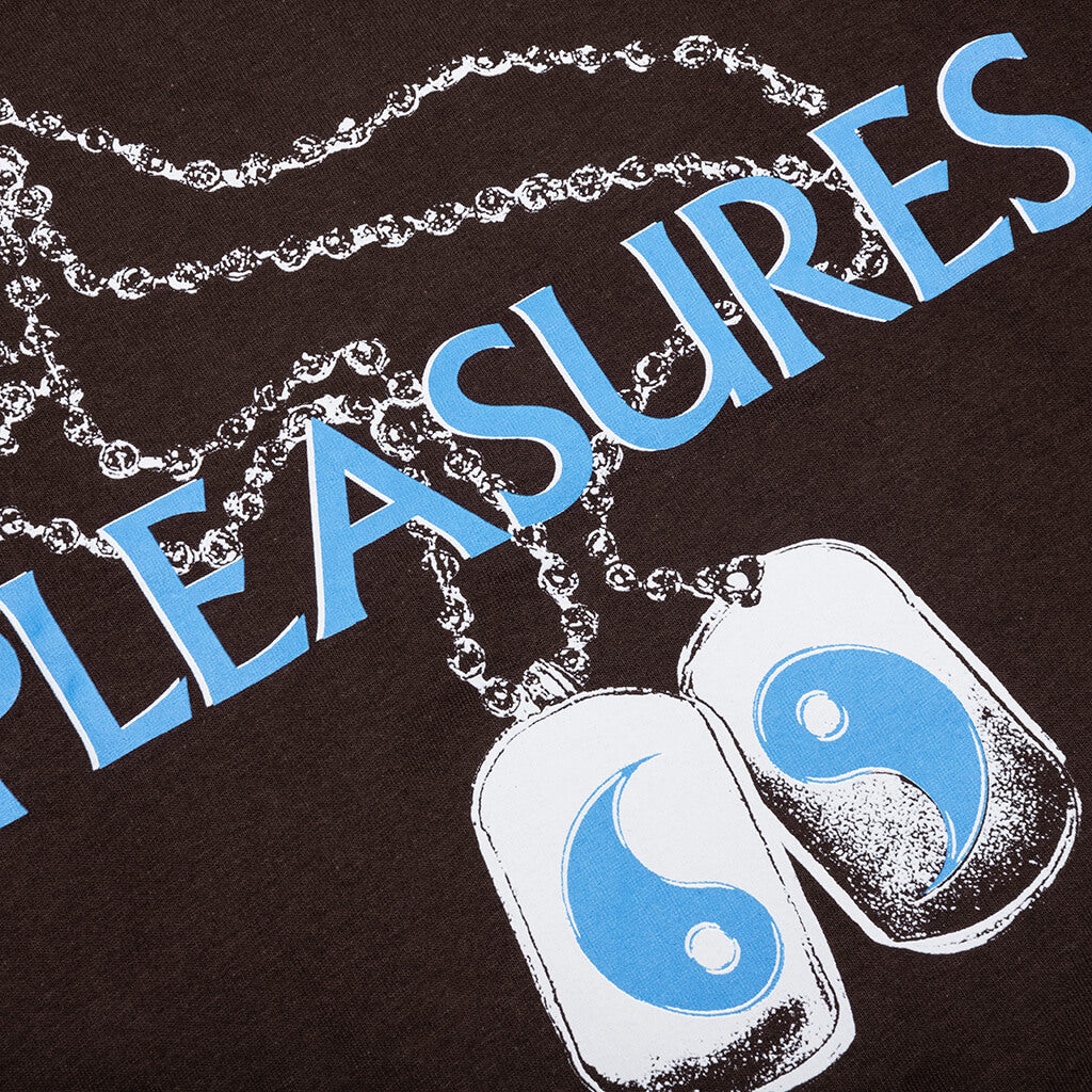 Dog Tags T-Shirt - Brown - Image 3