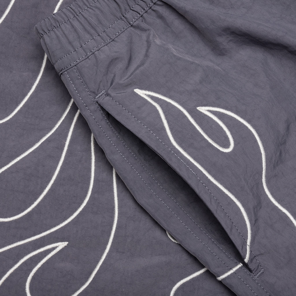 Fiery Running Shorts - Grey - Image 3