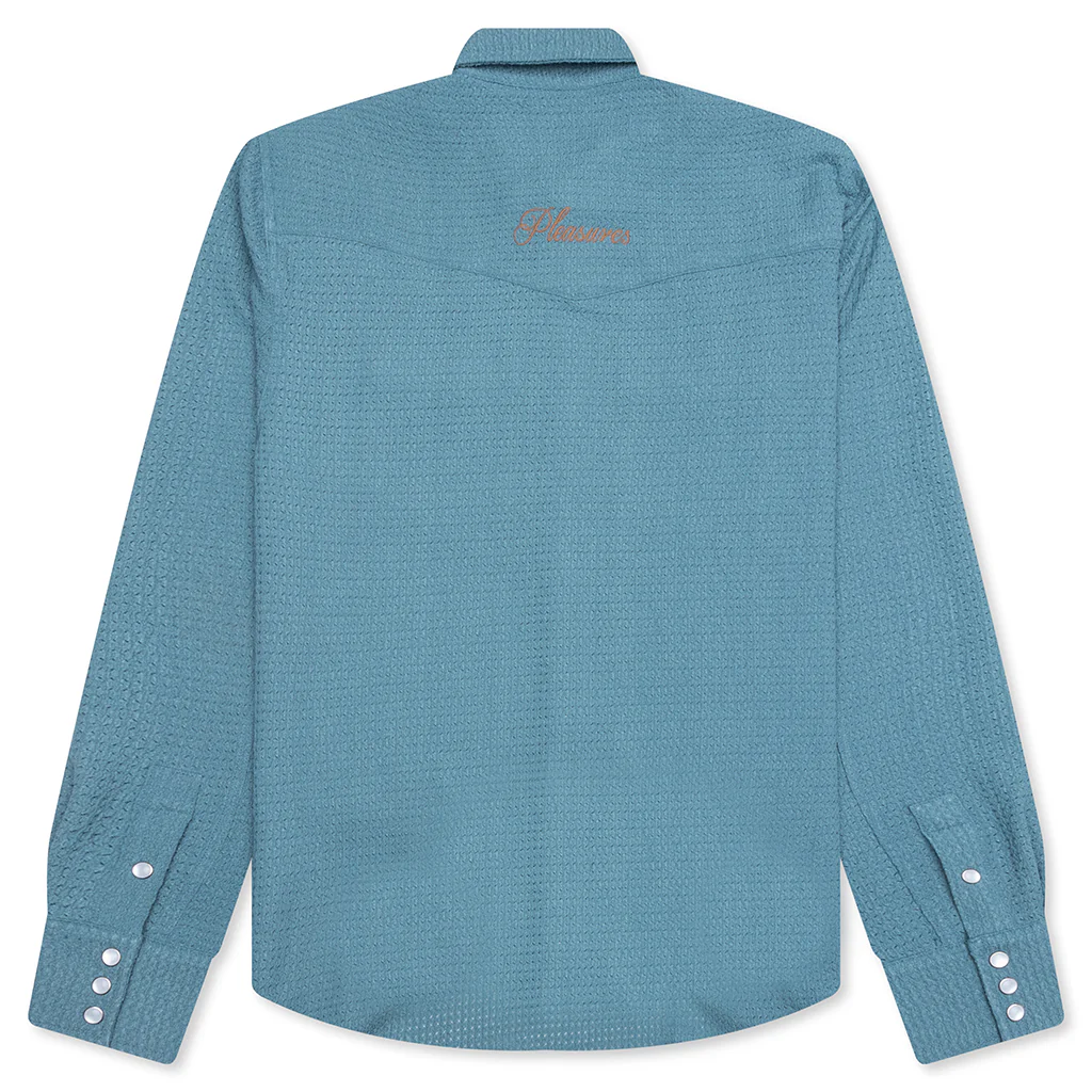 Hive Western Shirt - Blue - Image 2