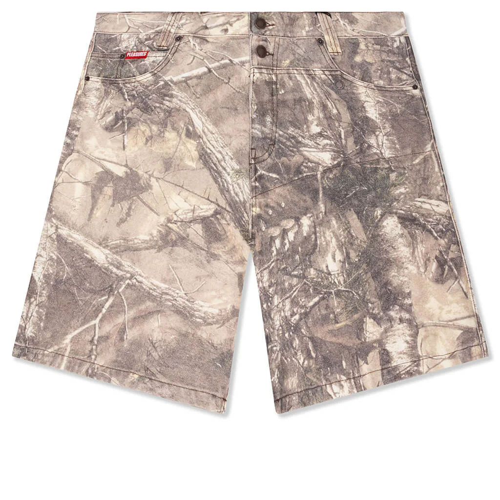 Hunt Canvas Jorts - Sand Camo