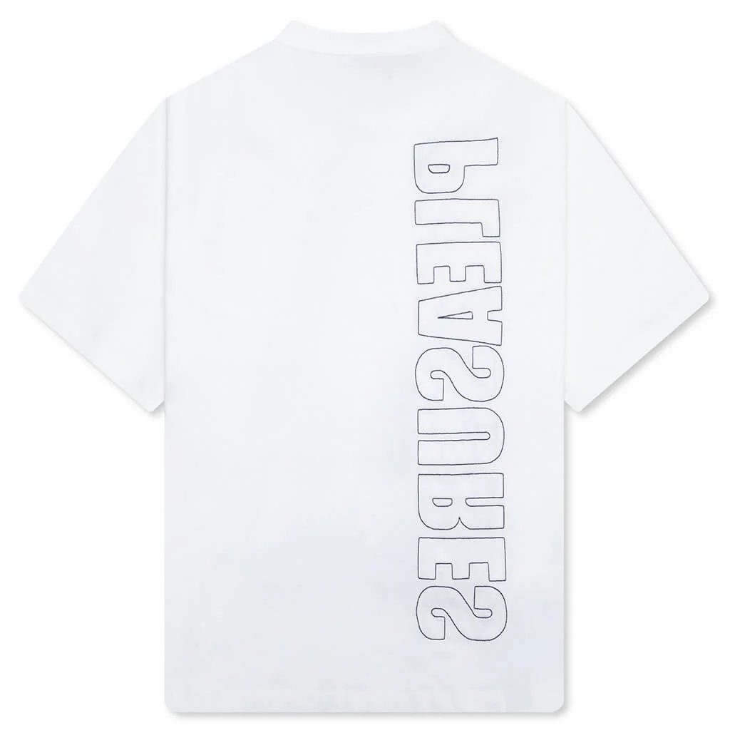 Outline Heavyweight T-Shirt - White - Image 2