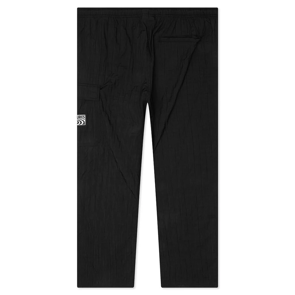 Rescue Pleated Cargo Pants - Black - Image 2