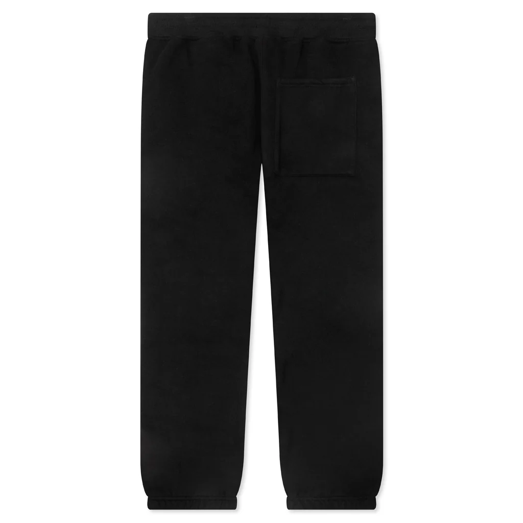 Rhinestone Impact Sweatpants - Black - Image 2