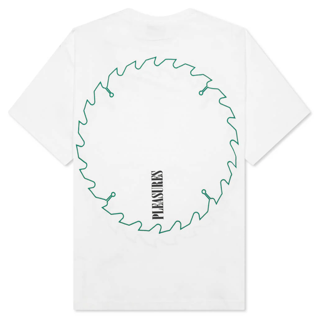 Saw Heavyweight T-Shirt - White - Image 2