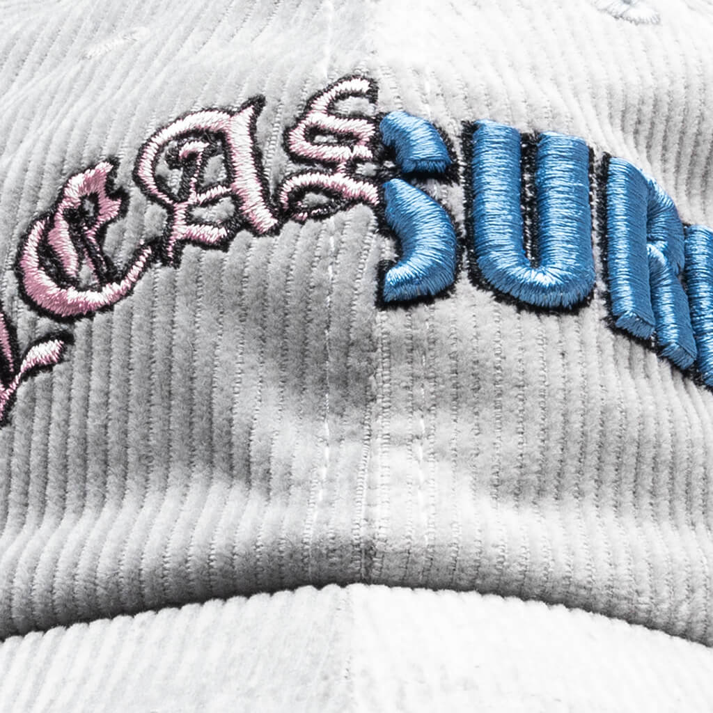 Split Corduroy Cap - Grey - Image 2