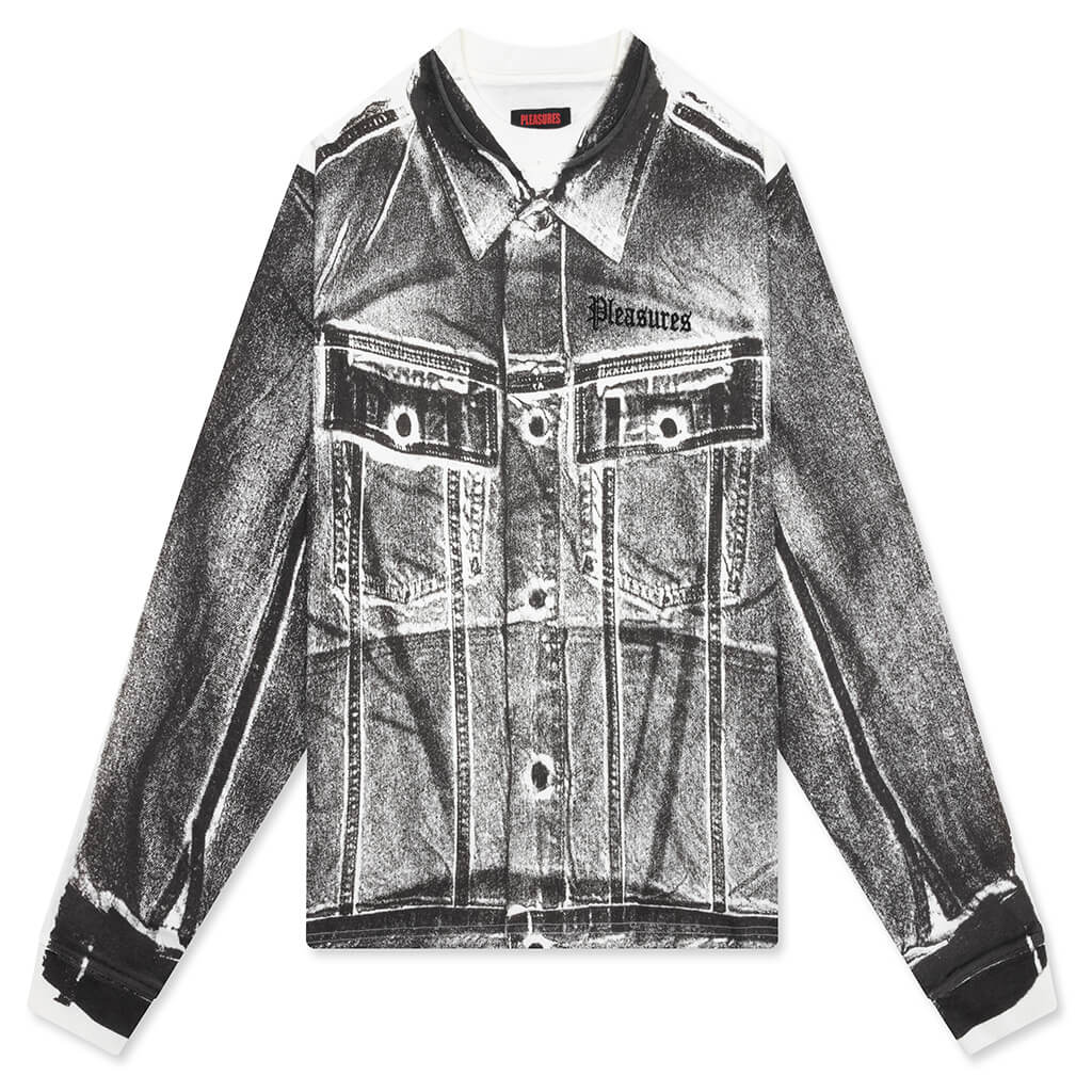 Trucker Heavyweight L/S T-Shirt - Bone