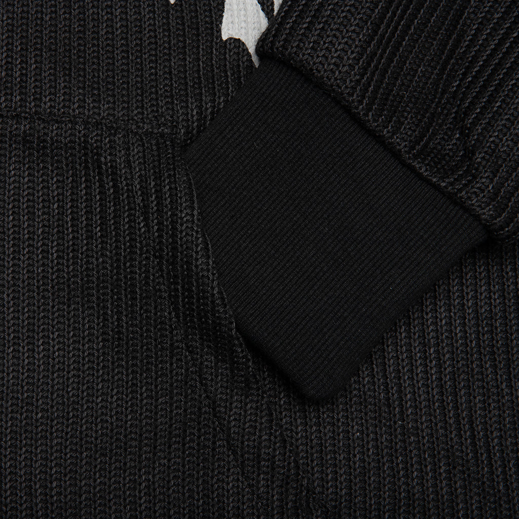 Twitch Knitted Zip Hoodie - Black - Image 4