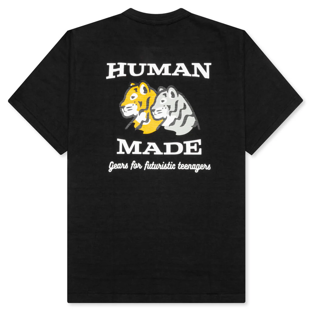 Pocket T-Shirt #2 - Black - Image 2