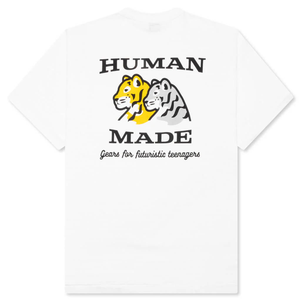 Pocket T-Shirt #2 - White - Image 2
