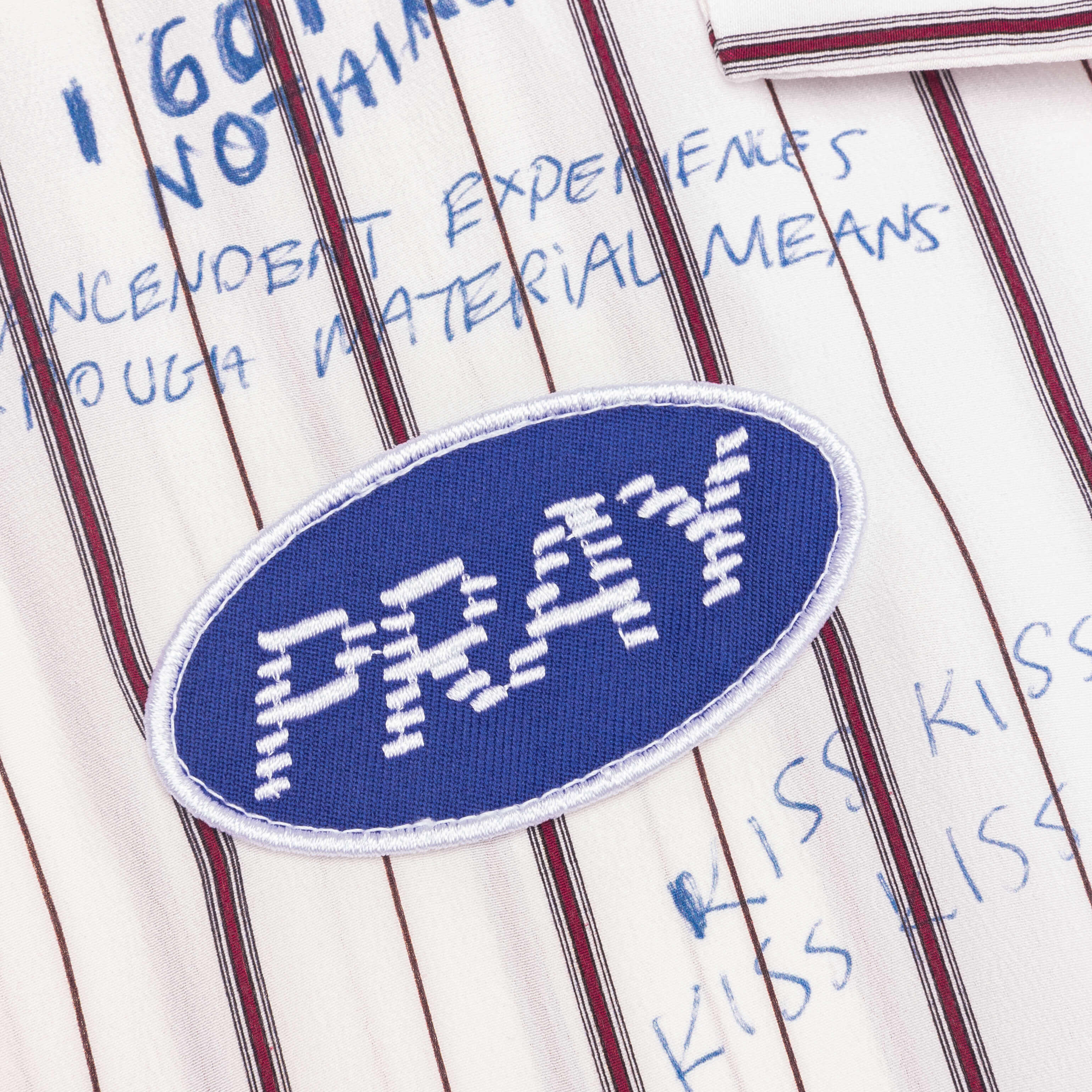 Praying Silk Mechanic Shirt - Cream - Image 3