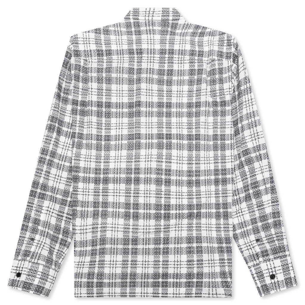 Plaid Logo Shirt - White - Image 2