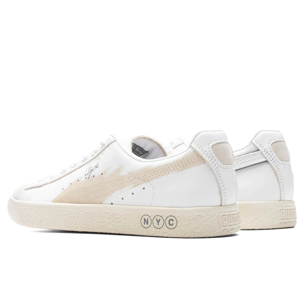 Clyde 3 NY X EB - White/Feather Grey - Image 3