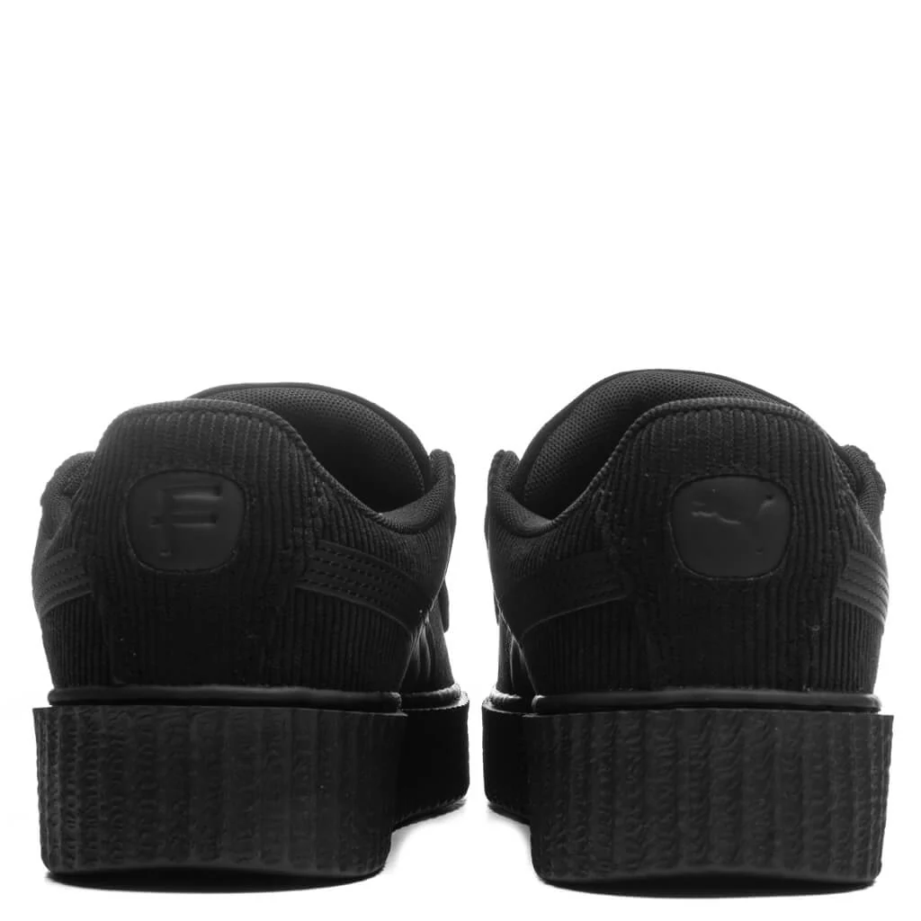 Puma x Fenty Women's Creeper Phatty Corduroy - Black/Gold - Image 4