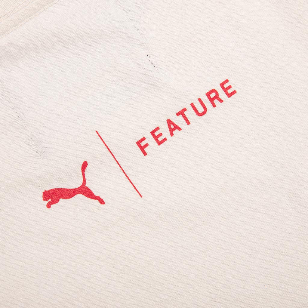 Puma x Feature Racing Tee - Cannoli Cream - Image 5