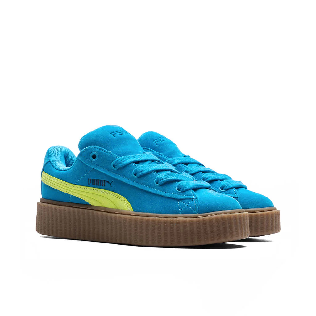 Puma x Fenty Creeper Phatty Juniors' - Speed Blue/Lime Pow/Gum - Image 2