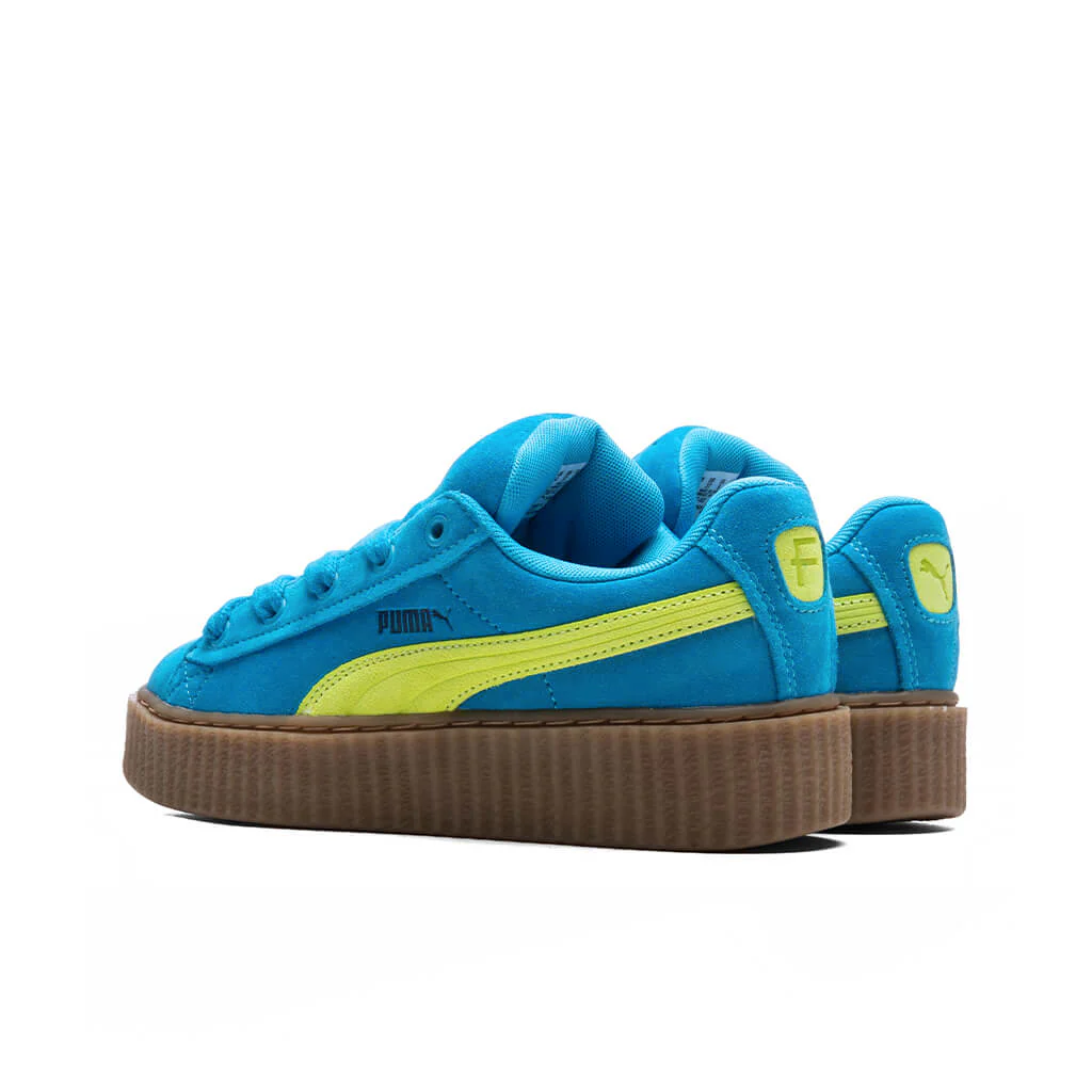 Puma x Fenty Creeper Phatty Juniors' - Speed Blue/Lime Pow/Gum - Image 3