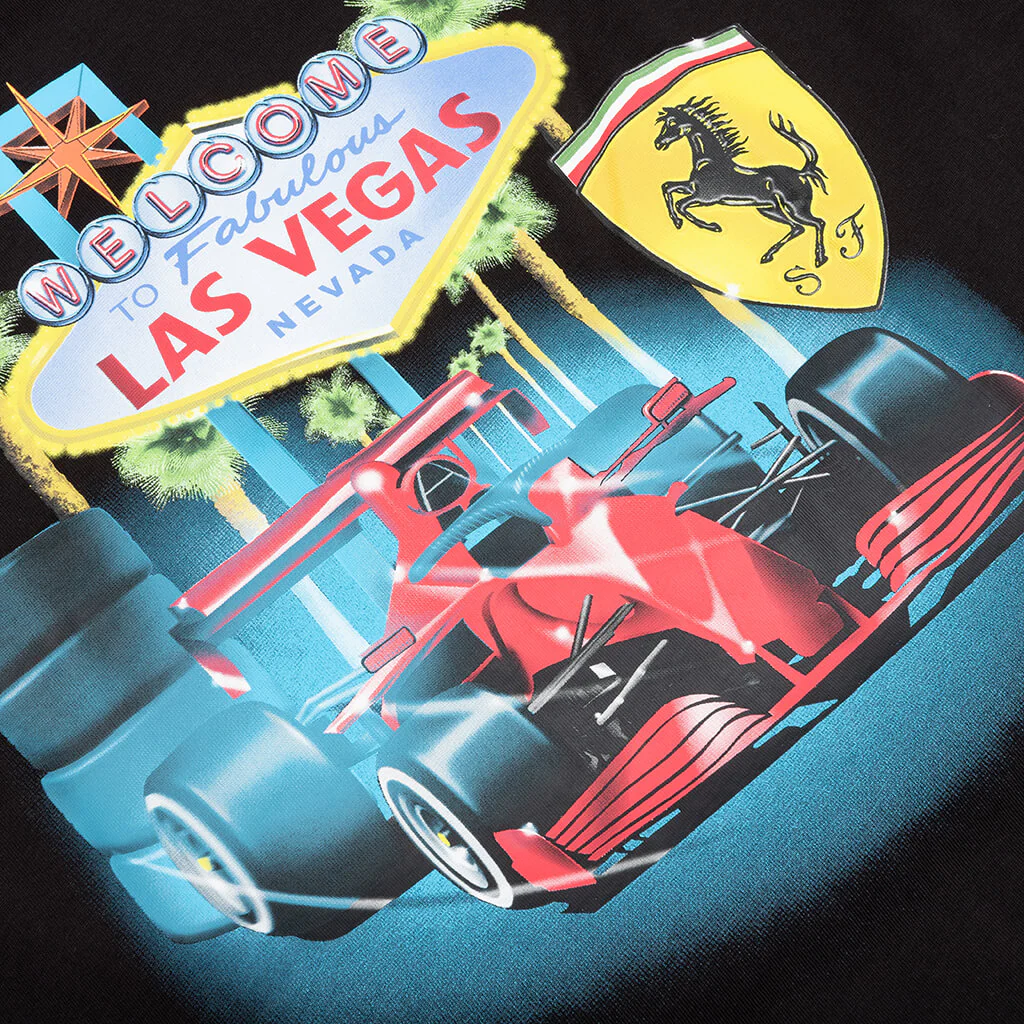 Puma x Joshua Vides Ferrari Tee - Black - Image 3