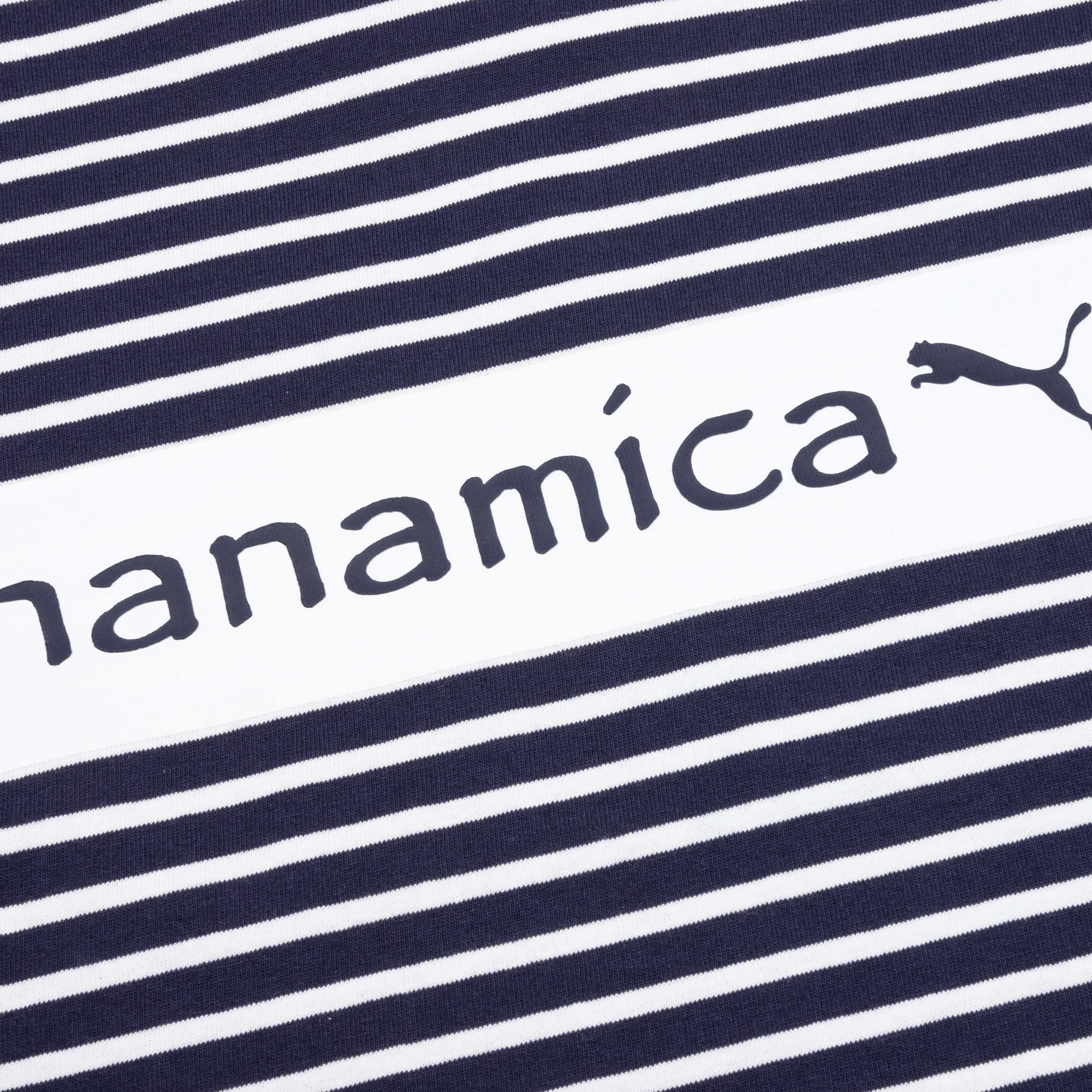 Puma x Nanamica Striped Tee - Blue - Image 4