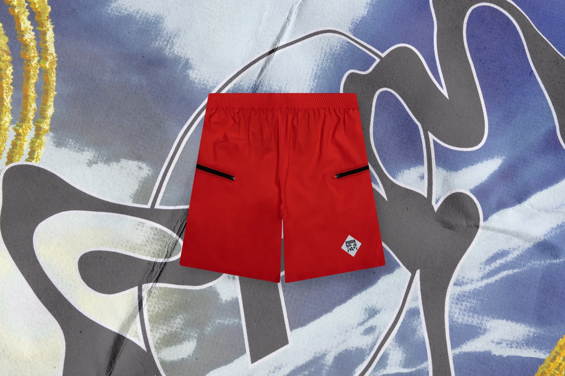 Puma x Perks and Mini Trail Running Shorts - Red - Image 5