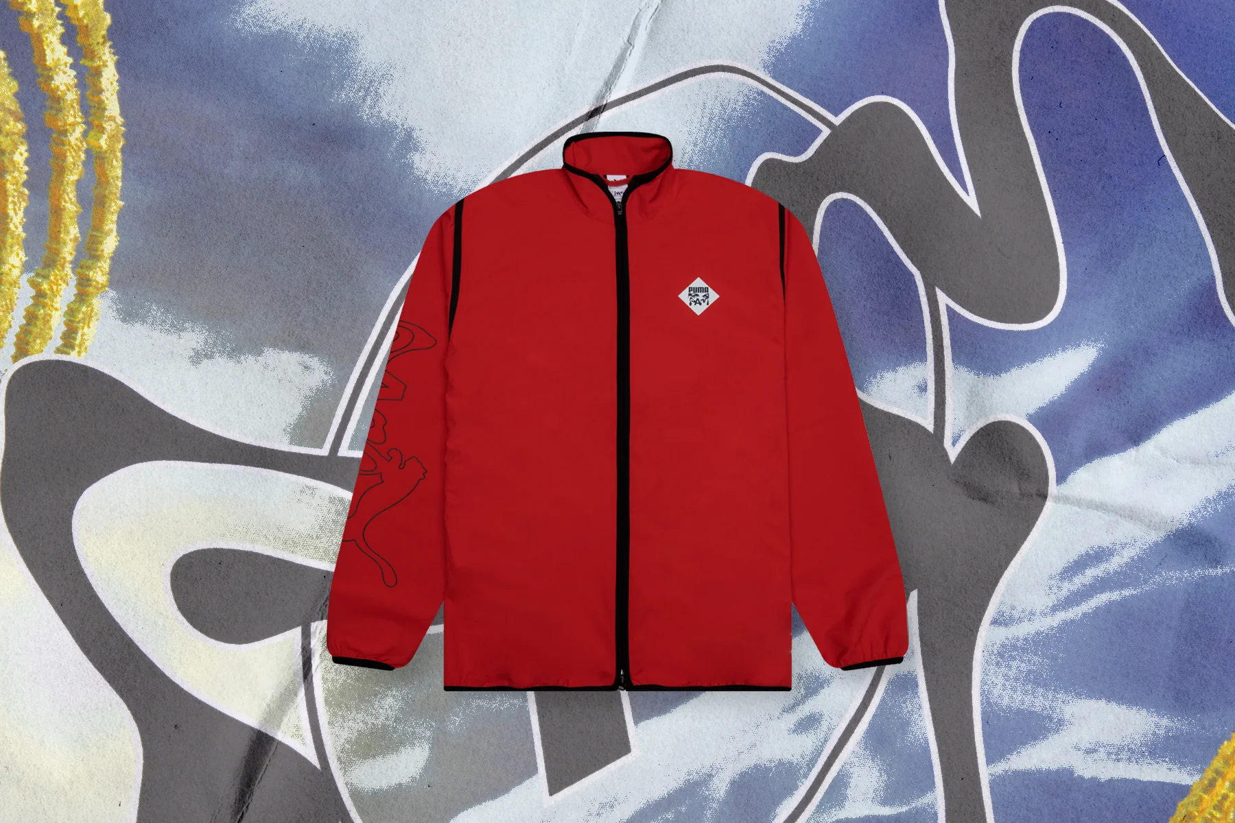 Puma x Perks and Mini Zip-Off Jacket - Red - Image 6