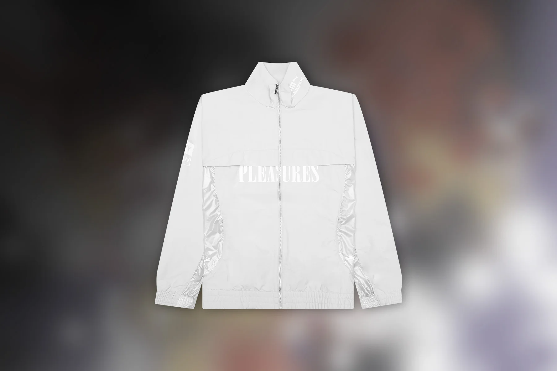 Puma x Pleasures Cellerator Track Jacket - Glacial Grey - Image 7