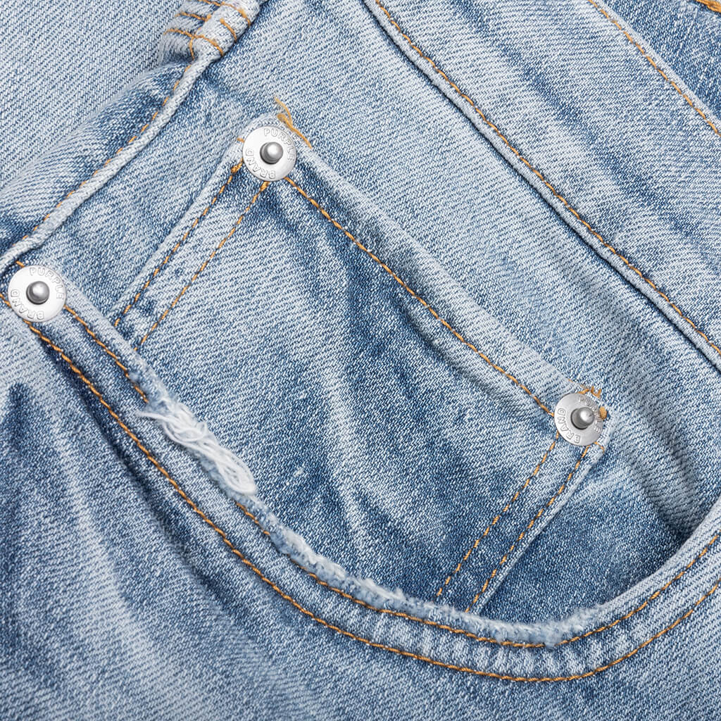 Skinny Kivu Repair - Light Indigo - Image 4
