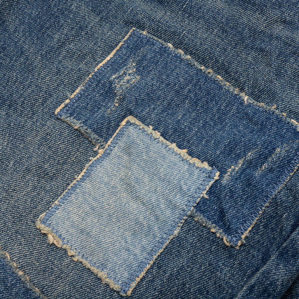 Vintage Square Patch Repair - Dark Indigo - Image 4