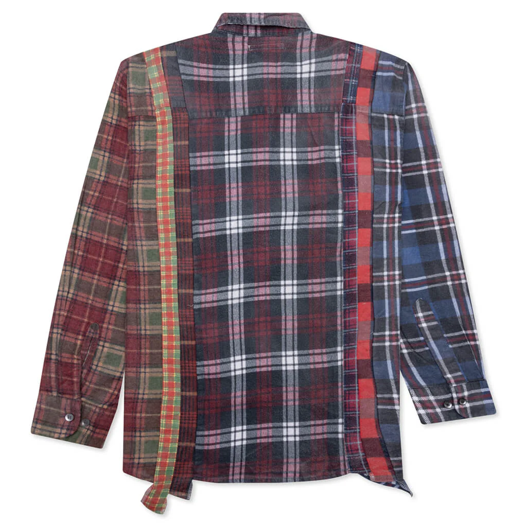 Flannel Shirt 7 Cuts Reflection Shirt - Assorted - Image 2