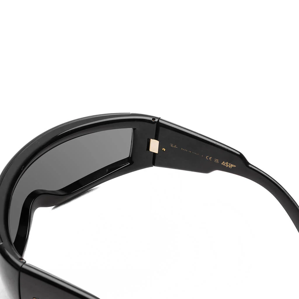 Ray-Ban x A$AP Rocky Ultra Wrap 002 - Black/Dark Grey - Image 3