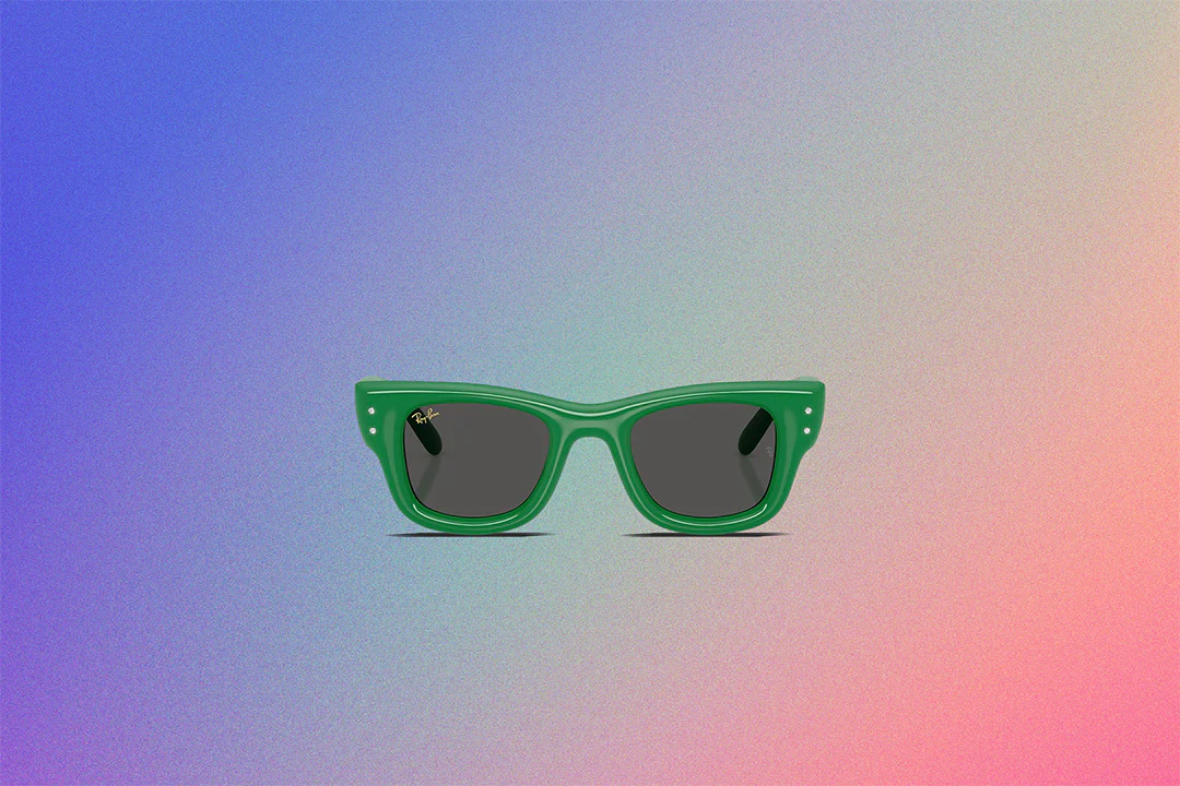 Ray-Ban x A$AP Rocky Wayfarer Puffer Crystal Edition - Green/Strass - Image 4