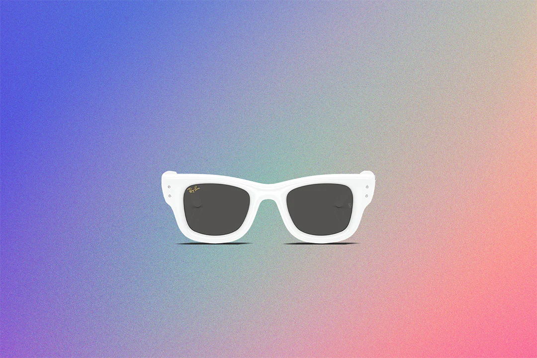 Ray-Ban x A$AP Rocky Wayfarer Puffer Crystal Edition - White/Strass - Image 4