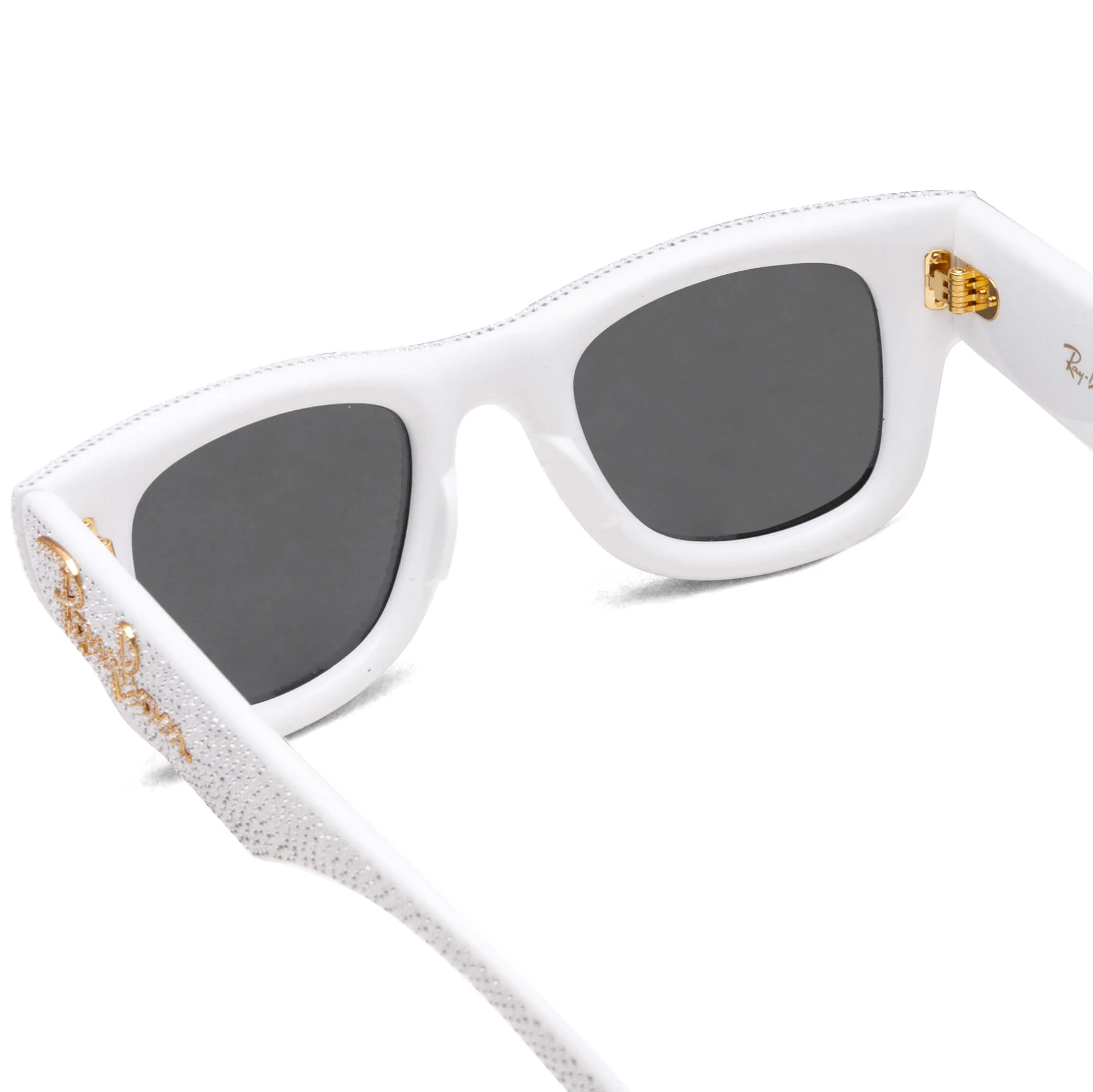Ray-Ban x A$AP Rocky Wayfarer Puffer Crystal Pavé Edition - White/Strass Pave - Image 3