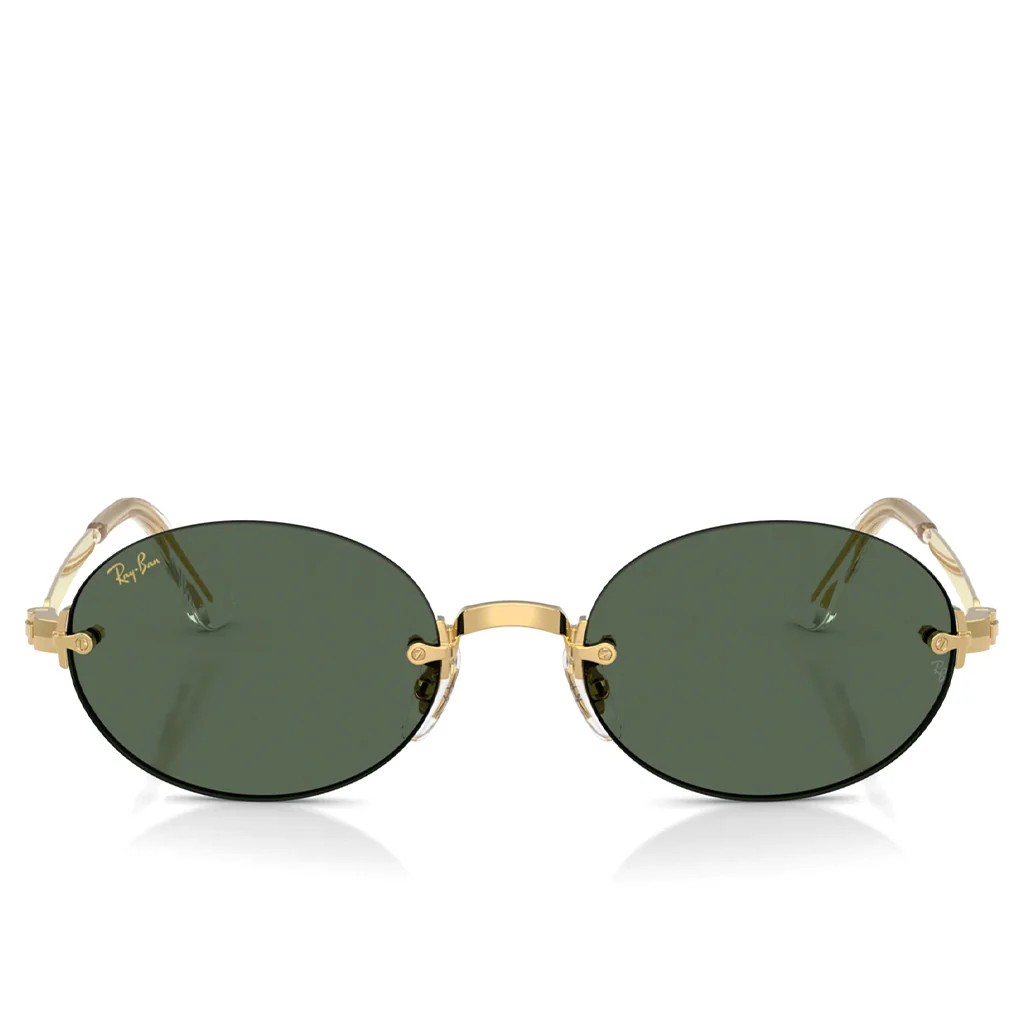 Ray-Ban x A$AP Rocky Rimless Oval - Arista/Dark Green
