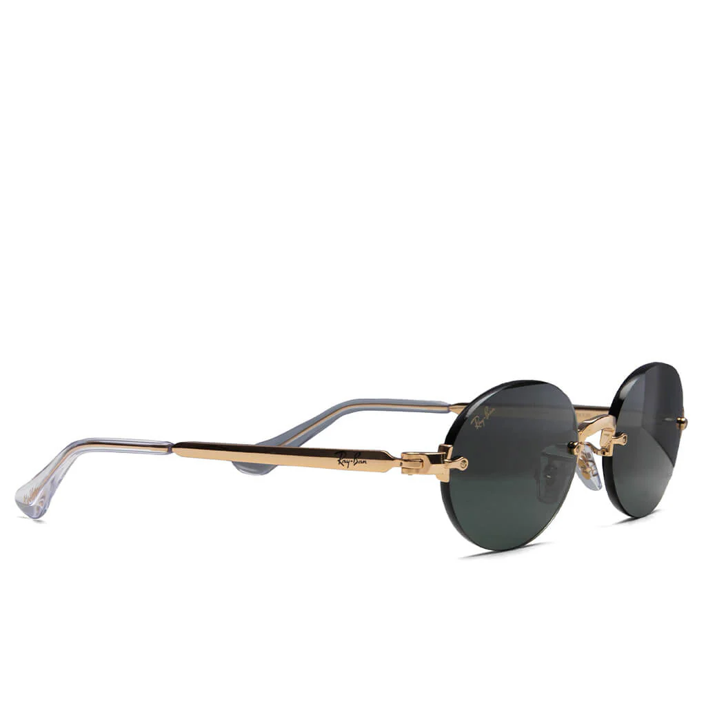 Ray-Ban x A$AP Rocky Rimless Oval - Arista/Dark Green - Image 2
