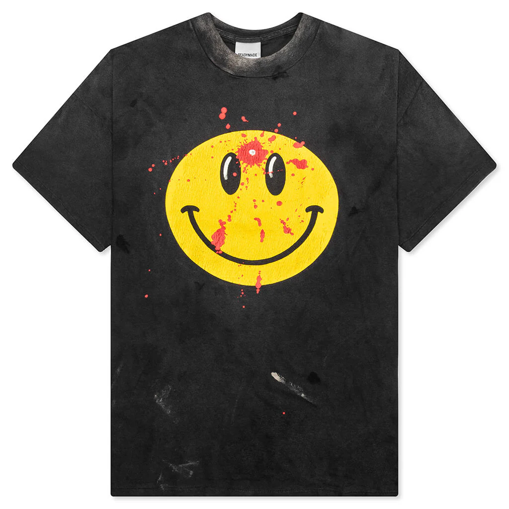 S/S T-Shirt Smile - Black