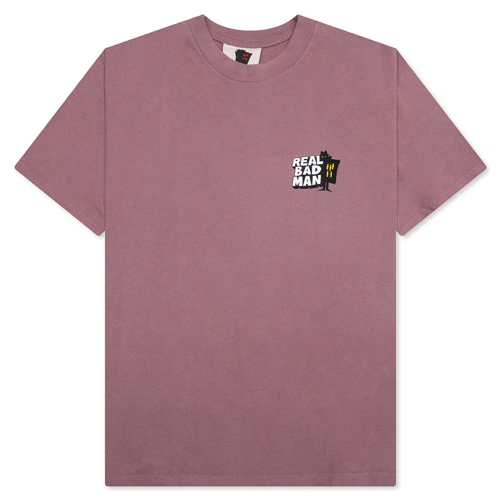 Masked Men S/S Tee - Mauve