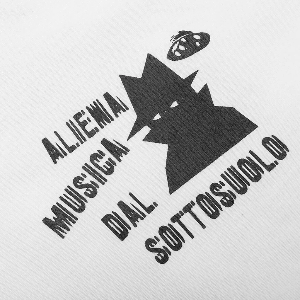 Space Bass S/S Tee - White - Image 3