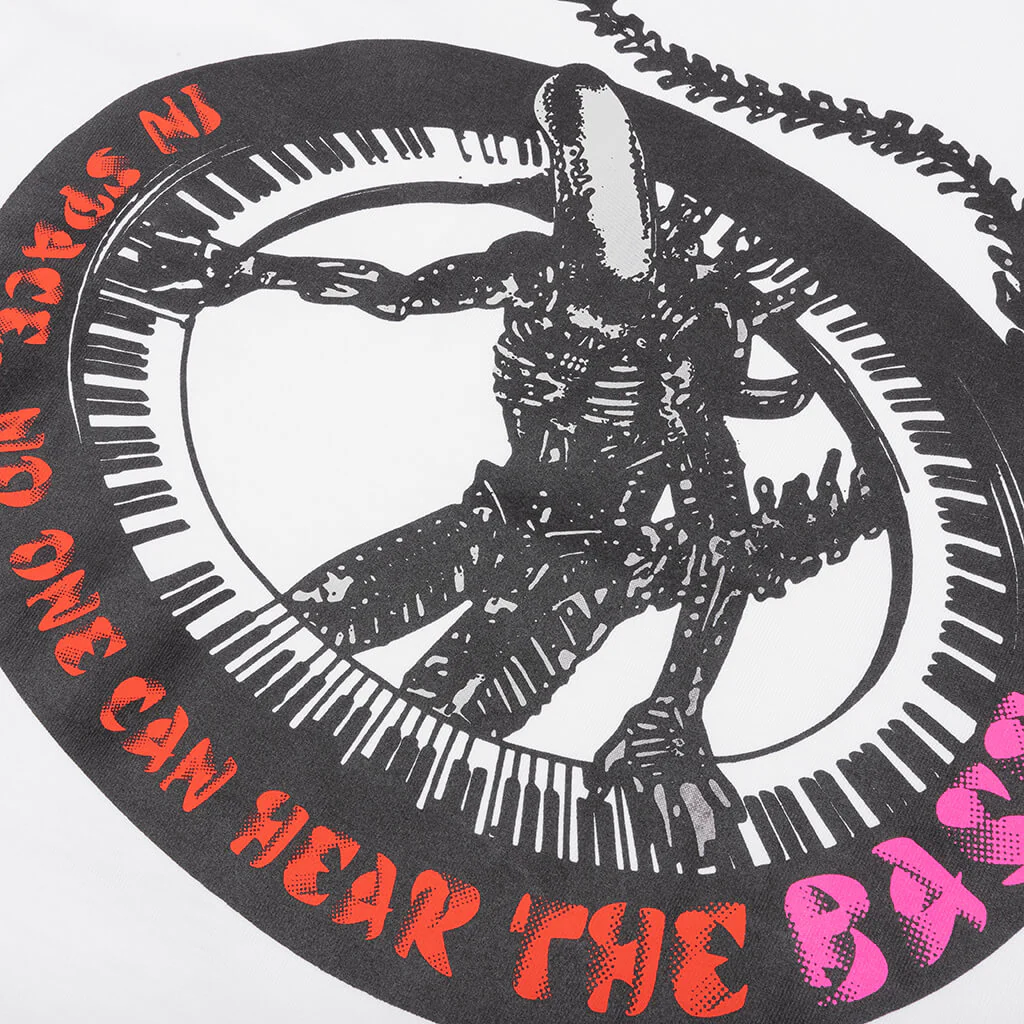 Space Bass S/S Tee - White - Image 4