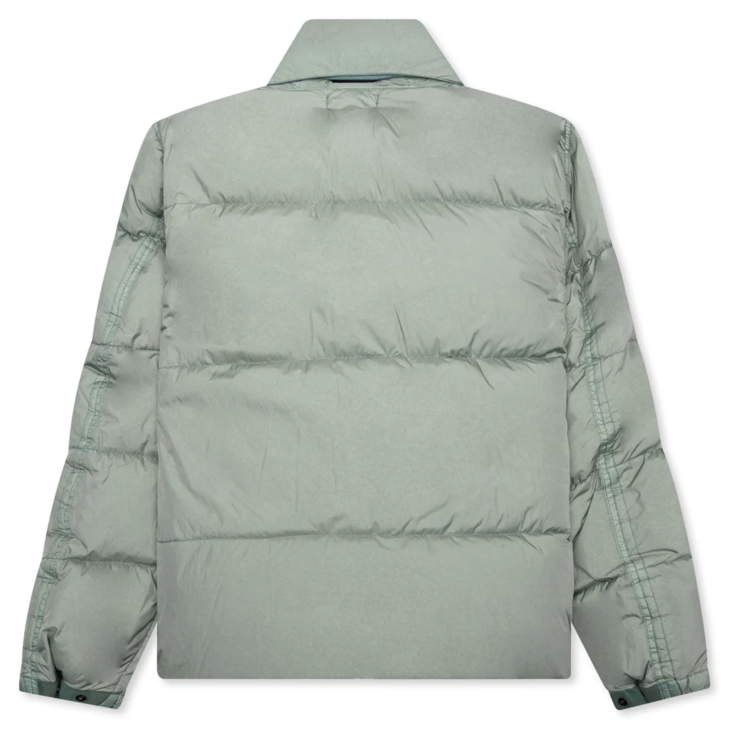 Real Feather Jacket - Sage - Image 2