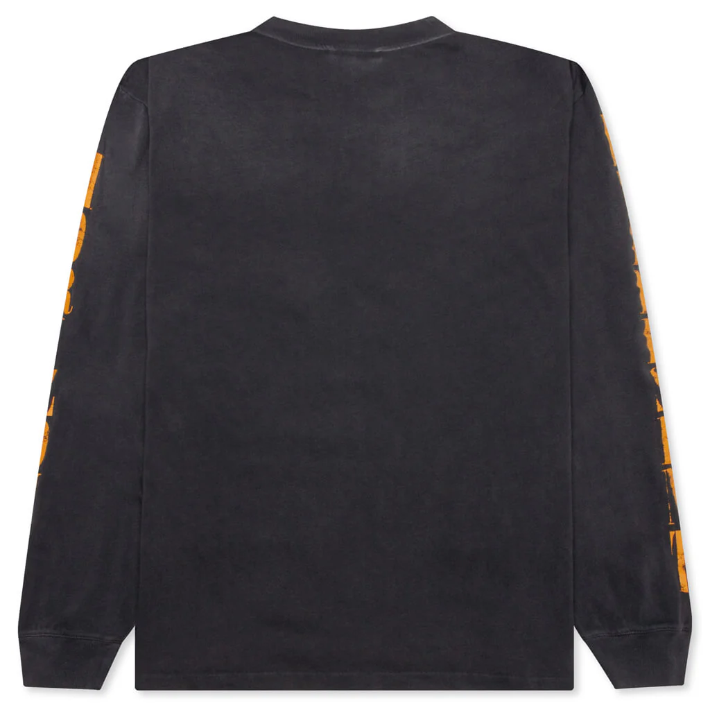 Reborn Long Sleeve T-Shirt - Aged Black - Image 2