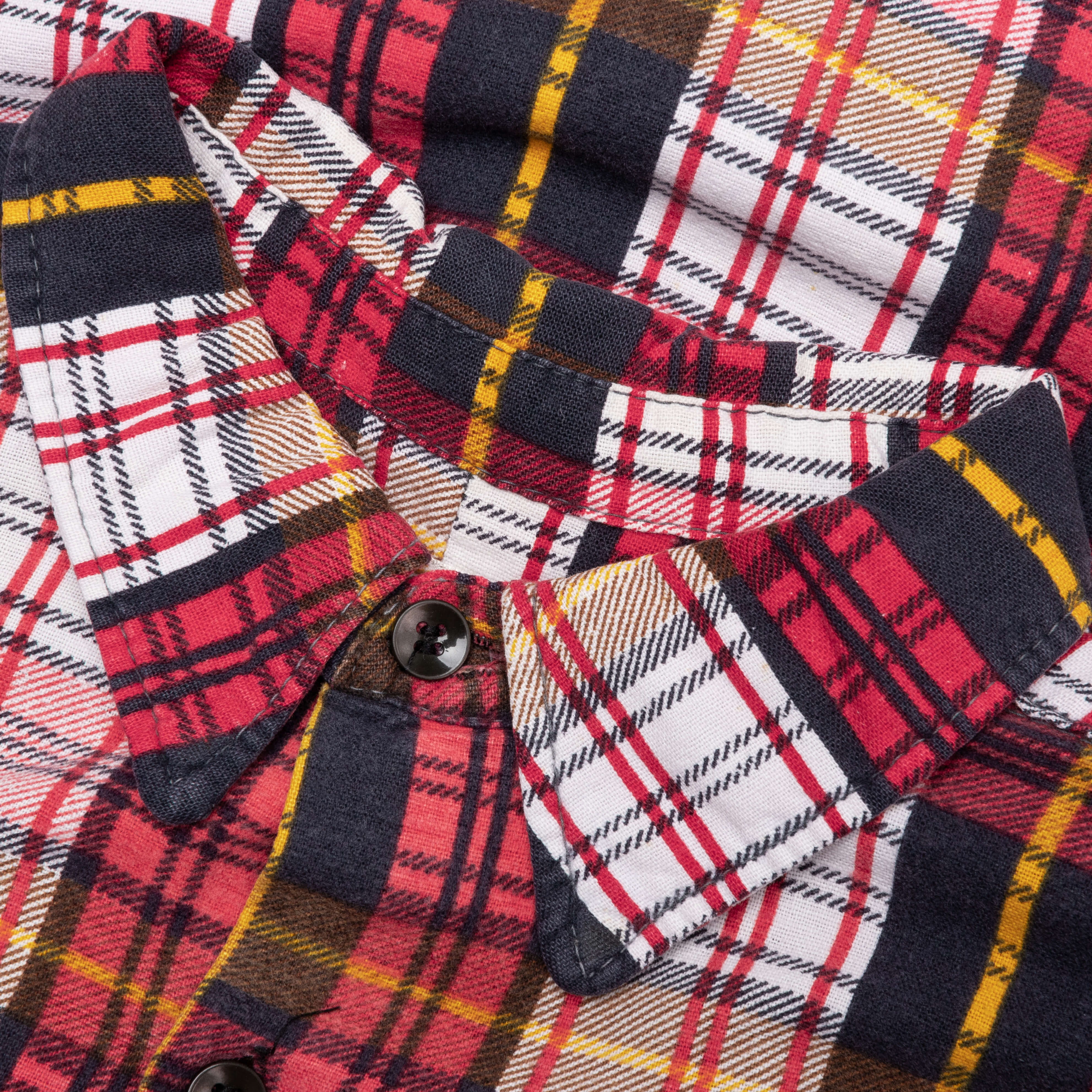 Rebuild by Flannel Shirt 7 Cuts Shirt - Red/White - Image 3