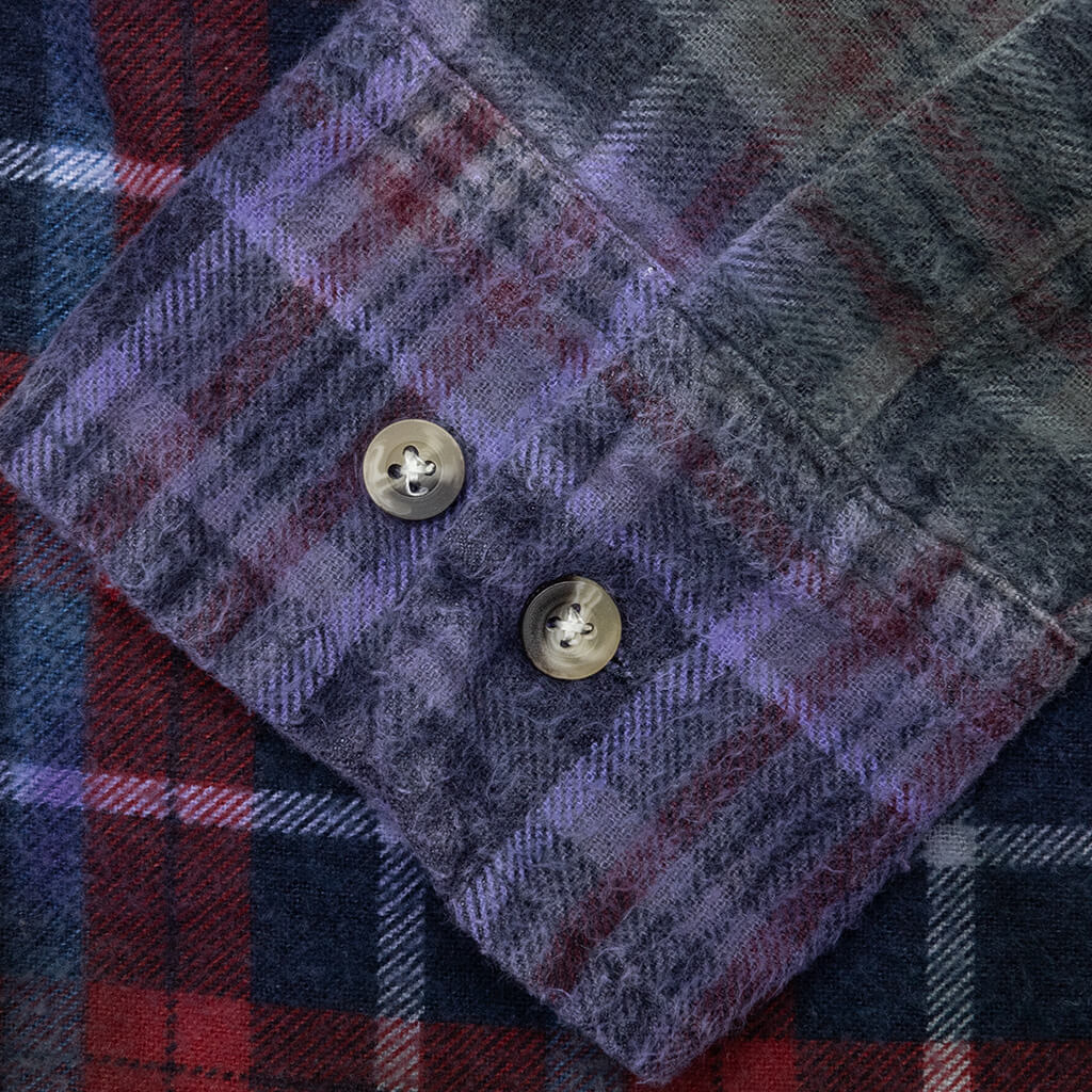 Rebuild 7 Cut Flannel Shirt - Multi/ Tie Dye - Image 4