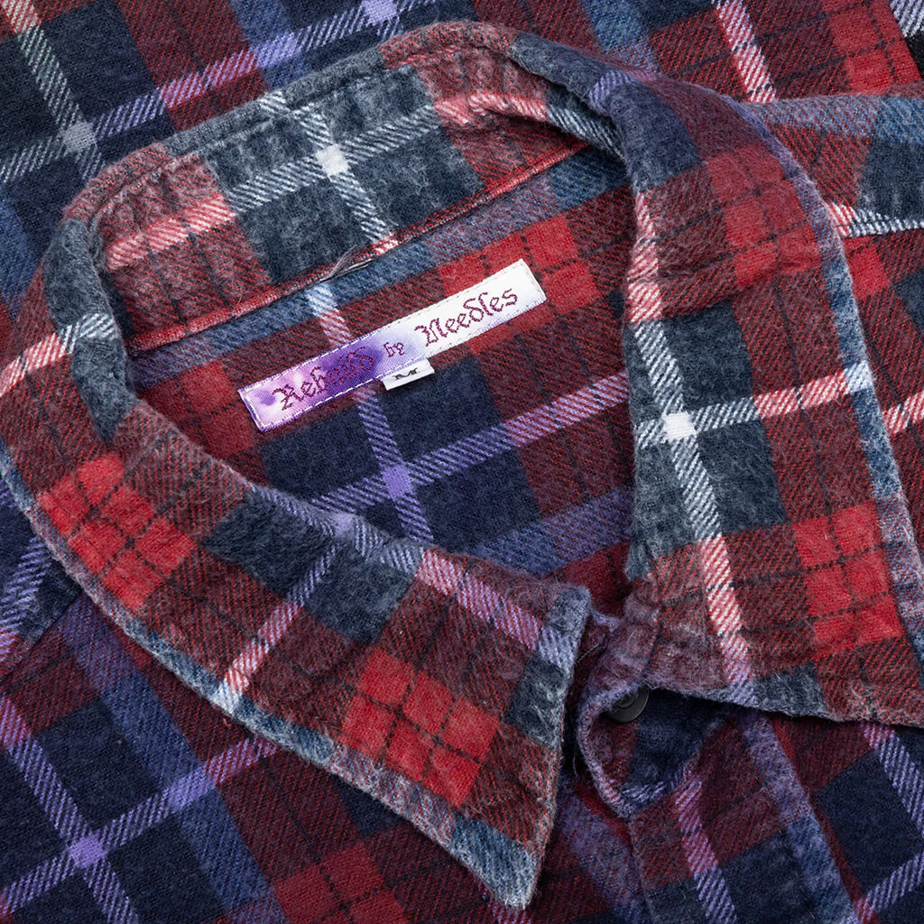 Rebuild 7 Cut Flannel Shirt - Multi/ Tie Dye - Image 5