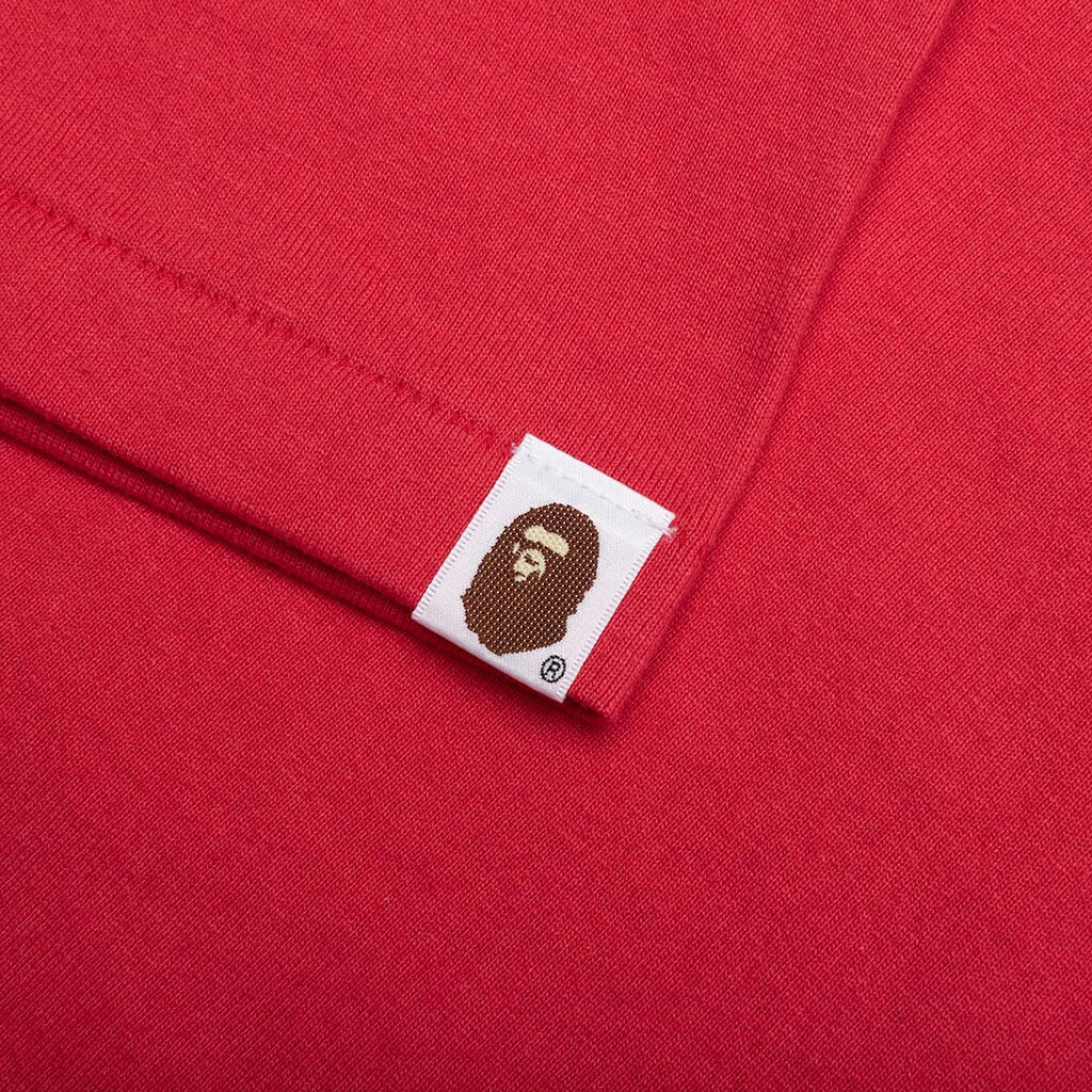 Hand Draw By Bathing Ape Tee - Red - Image 3